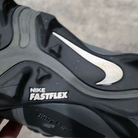 Nike Alpha Menace 3 Shark Football Cleats in Black Size 11 - Picture 8 of 13